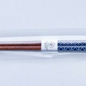 Håndlavet japanske spisepinde med blåt mønster